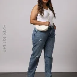 Women Heavy-Wash Distressed Jeans-image-18