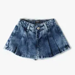 yousta Girls Washed Regulra Fit Shorts-picture-22