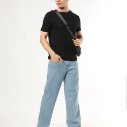 buda jeans co Men Light-Wash Baggy Fit Jeans image 1