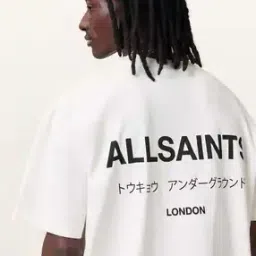 all saints Underground Oversized Crew-Neck T-Shirt-picture-28