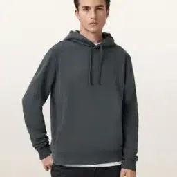 all saints Raven Pullover Ramskull Regular Fit Hoodie-picture-35