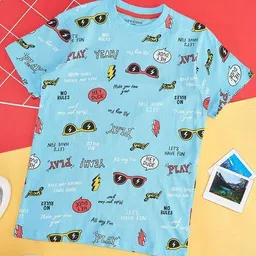 pantaloons junior Boys Graphic Regular Fit T-Shirt image 1