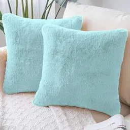 luxehome international Pack of 2 Square Shape Microfiber Cushion Covers-picture-41