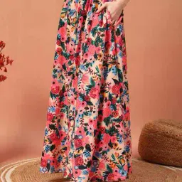 otabu Women Floral Flared Skirt image 1