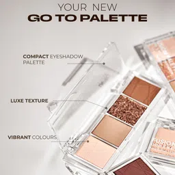 LN PRO London Fusion Shine & Matte Long Lasting Eyeshadow Palette - Mauve 103 image 4