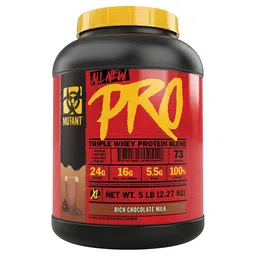 Mutant Pro Triple Whey Protein,  5 lb  Rich Chocolate Milk -image-56