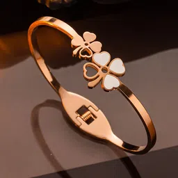 Designs & You Rose Gold-Plated Bangle-Style Bracelet image 1