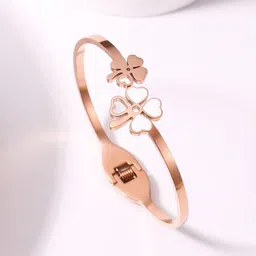 Designs & You Rose Gold-Plated Bangle-Style Bracelet image 2