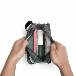 Assembly Unisex Colourblocked Water Resistant Adjustable Strap Waist Pouch image 4