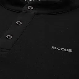 R.Code by The Roadster Life Co. Men Henley Neck Sweatshirt image 2