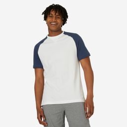 domyos Men's Fitness T-Shirt 520 - White/Blue-picture-38