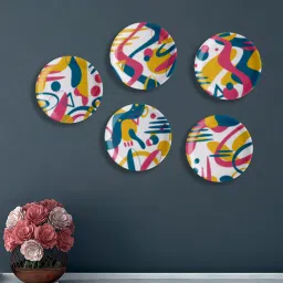 nestroots Tranquil Hues Canvas Wall Plate image 5
