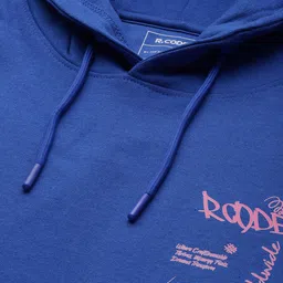 R.Code by The Roadster Life Co. Men Graphic Printed Hooded Sweatshirt image 2