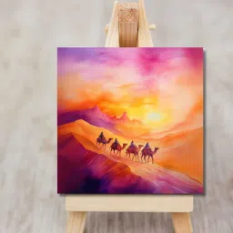 genie art Caravan of Dreams Mini Canvas Frame image 1