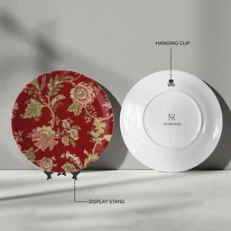 nestroots Ethnic Printed Porcelain Wall Plate image 3