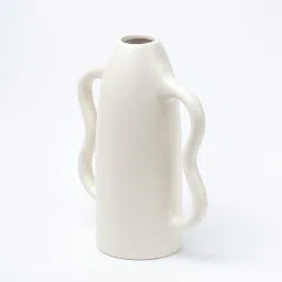 market 99 Curvy Grey Ceramic Vase image 4