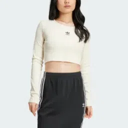 essentials ribbed crop long sleeve tee women originals women originals-image-50