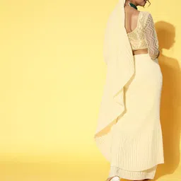 Mitera Solid Saree image 4