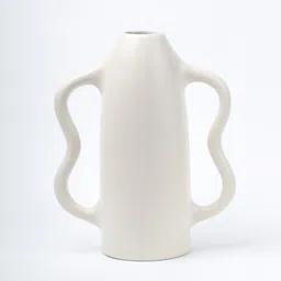 market 99 Curvy Grey Ceramic Vase image 2