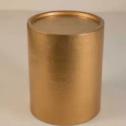 freedom tree Dabke Metal End Table In Gold Finish image 1