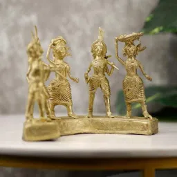 Farmers Gold Brass Showpiece-image-0