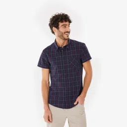 forclaz Men’s hiking shirt, NH100 SS - Blue-picture-26