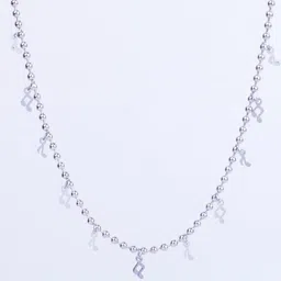 SALTY Pack of 2 Women Silver Leaf Charm Necklace image 2