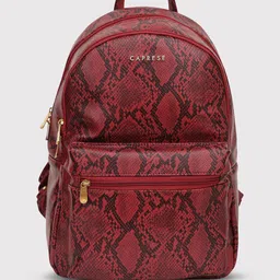 Caprese Women Textured Backpack image 4