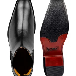 Bxxy Men Height Increasing Block-Heeled Chelsea Boots image 3