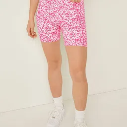 Victoria's Secret Women Floral Printed Skinny Fit High-Rise Biker Shorts-picture-25