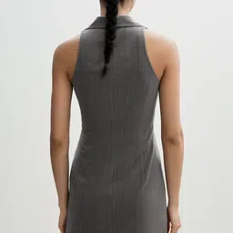MANGO Striped Mini Blazer Dress image 3