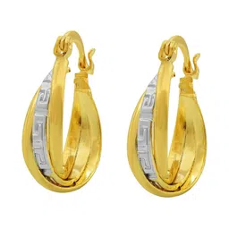 DZINETRENDZ Geometric Half Hoop Earrings image 4