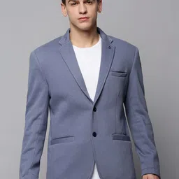 SHOWOFFFF Notched Lapel Long Sleeves Single-Breasted Blazers-picture-24