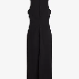 Bershka Women Solid Boat Neck Bodycon Midi Dress image 3