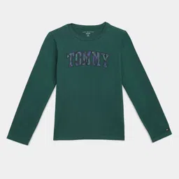 Tommy Hilfiger Boys Typography Printed Round Neck Pure Cotton Tshirt-picture-25