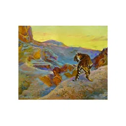 Inephos Grey & Brown Printed Canvas Wall Art-picture-42