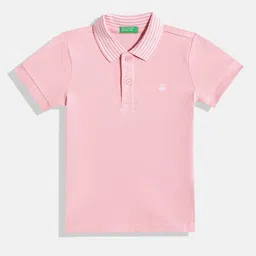 United Colors of Benetton Boys Polo Collar Pure Cotton T-Shirt-picture-19
