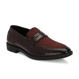 HERE&NOW Men Round Toe Formal Slip On Shoes image 4