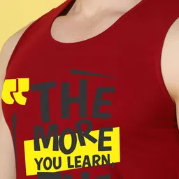 WOOSTRO Men Typography 2 Printed Applique Slim Fit T-shirt image 3