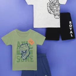 GUTI Boys Printed T-shirt with Shorts-picture-28