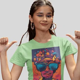 Tee Fusion Women Printed Slim Fit T-shirt-picture-31