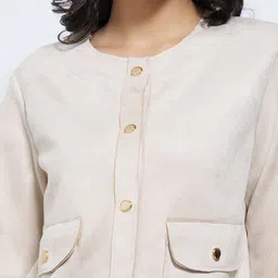 Annabelle by Pantaloons Women Open Front Jacket image 3