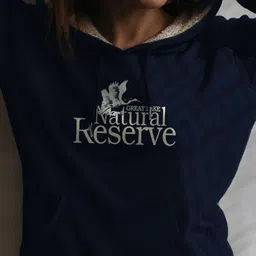 TOGS & TERRE Women Printed Hooded Pullover Sweatshirt image 4