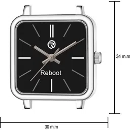 REBOOT Men Bracelet Style Straps Analogue Watch sh_New217_151 Black Designer Square image 5
