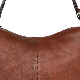 Celtic Textured Leather Swagger Shoulder Bag image 2