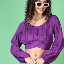 LIMEROAD Women Bishop Sleeves Balloon Top-picture-23