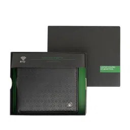 United Colors of Benetton Men Leather Two Fold Wallet-image-25