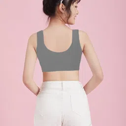 BRAAFEE Girls Pack Of 2 Solid Non Padded Camisole image 5