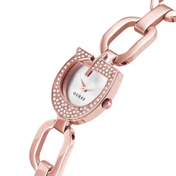 GUESS Women Dress Gia Embellished Analogue Watch - GW0683L3 image 4