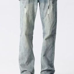 HERE&NOW Men Straight Fit Low Distress Jeans-picture-36